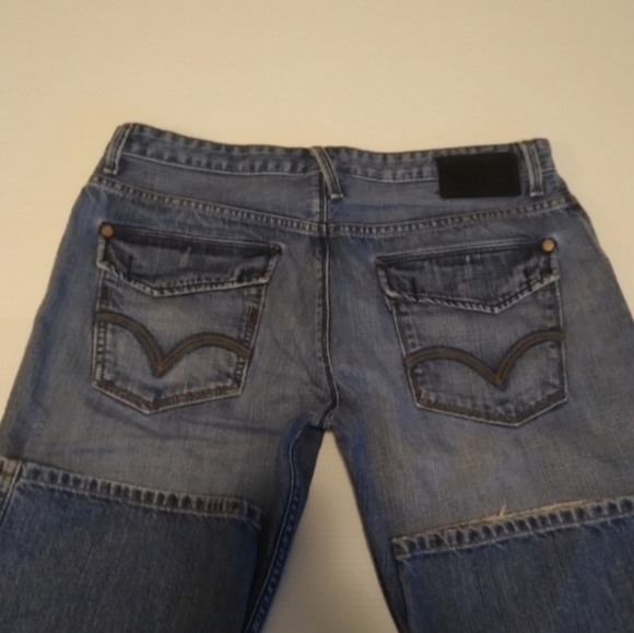 Vintage Silver Tab Levi's Sz 36 Knee patch y2k - Picture 5 of 14